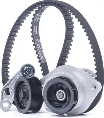 Produktbild von RIDEX 3096W0409 Zahnriemensatz + Wasserpumpe für VW Golf IV Schrägheck (1J1) GOLF VI (5K1) POLO (9N) Golf V Schrägheck (1K1) Polo Schrägheck