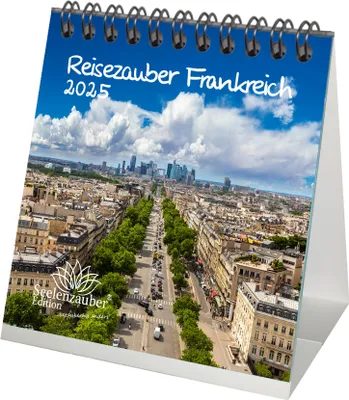 Produktbild von Frankreichzauber Kalender für 2025 Format 10cm x 10cm Urlaub Paris Frankreich - Seelenzauber