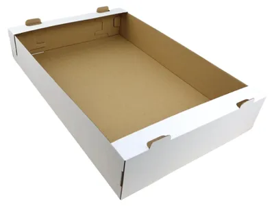 Produktbild von KAPAK 10er Kuchen Tray Rechteckig Weiß 60x40x10 cm