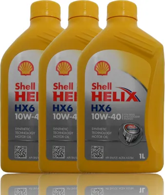 Produktbild von Shell Helix Ultra HX6 10W-40 3x1 Liter
