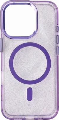 Produktbild von Glitter Fall Magsafe Na Iphone 16 - Fioletowe Z Brokatem