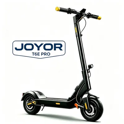 Produktbild von T6E Pro E‑Scooter mit Straßenzulassung (ABE), 10‑Zoll‑Geländeluftreifen, 500W, 48V 26Ah, max. 20 km/h, max. Traglast 148 kg