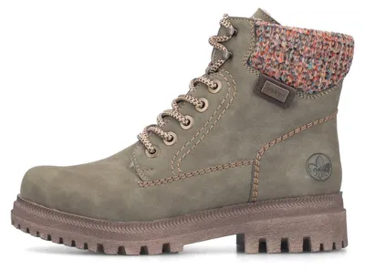 Image de Rieker Veterschoenen Hoog Veterschoenen Hoog - groen - Maat 43