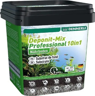 Image de Dennerle Deponit Mix Pro - 4,8 kg - milieu de culture multi-minéraux pour aquariums