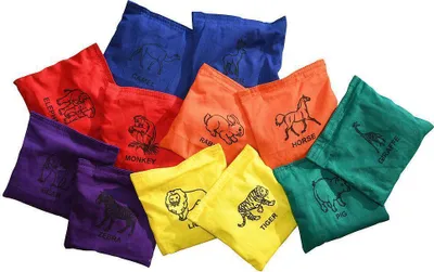 Produktbild von Pre-Sport - Bean Bags, Tiere Set 12er-Pack RD1847 (Einheitsgröße) (Bunt)