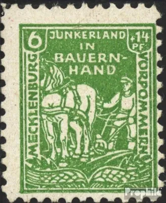 Produktbild von Briefmarken Sowjetische Zone (All.Bes.) 1945 Mi 23b postfrisch Bodenreform
