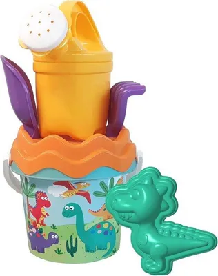 Produktbild von Famanu Sandspielzeug Set - 6-teiliges Eimer-Set für Kinder