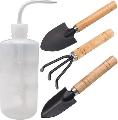 Produktbild von Famanu Gartenwerkzeugset – 4-teilig – ergonomisch und tragbar