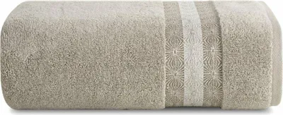 Image de Serviette 70x140 Malika beige éponge 500g/m2 Eurofirany