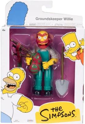 Zdjęcie produktu dla Figurka Jakks Pacific Simpsons Groundskeeper Willie 13 cm