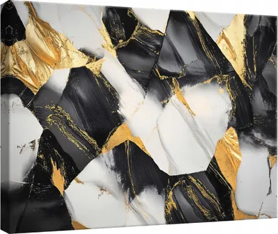 Produktbild von Leinwand Bilder Wandbilder Abstrakt Marmor 100x75 cm XXL Modern Leinwandbild Leinwandbilder Wohnzimmer Schlafzimmer