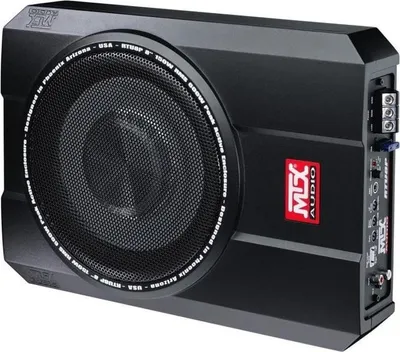 Obrázek produktu pro MTX AUDIO RTU8P, aktivní subwoofer, 20 cm, 150W RMS, dálkové ovládání EBC