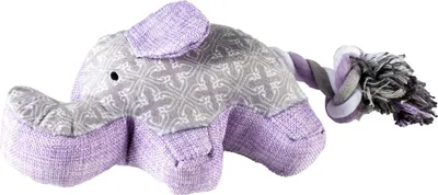 Produktbild von Duvo+ Hundespielzeug Elefant aus Plüsch grau, Maße: 24 x 11 x 5,3 cm