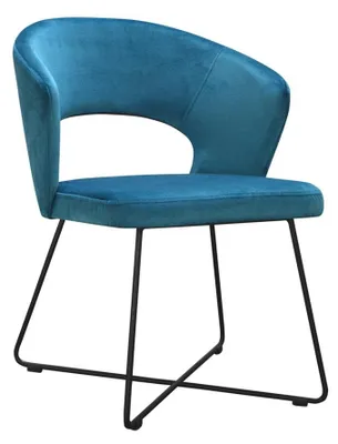 Produktbild von Design Stuhl Sitz Praxis Ess Zimmer Stühle Textil Stoff Polster Warte Kanzlei