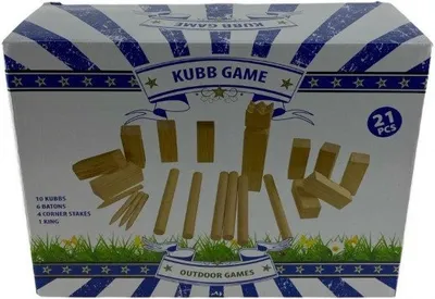 Produktbild von Outdoor Games Outdoor-Spiele Kubb-Spiel - Holz - 21-teilig