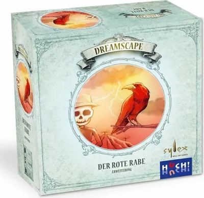 Produktbild von HUCH! Dreamscape - Der rote Rabe, Brettspiel-Erweiterung, Strategie, 12 Jahr(e), 25 min, Familienspiel