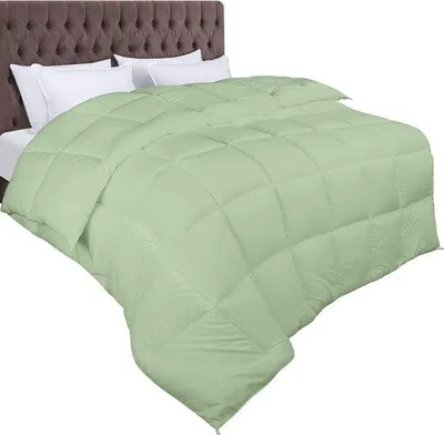 Produktbild von Unyqoos® Ultrazarte Ganzjahres-Bettdecke 155 x 220 cm, Füllung 370 g/m², gesiliconisierte Faserfüllung, Boxsteppung & 4 Eckschlaufen