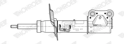 Produktbild von MONROE Stoßdämpfer für FORD Mondeo V Kombi (CF) Federbein 742274SP