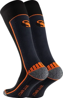 Produktbild von Stark Soul® Sport-Kompressionsstrümpfe 35-38 Schwarz-Neon Orange