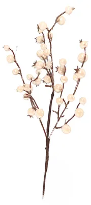 Immagine prodotto di Ramoscello natalizio con bacche, 37 cm, bianco, variante 5