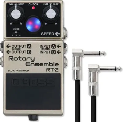 Zdjęcie produktu dla Jednostka efektów Boss RT-2 Rotary Ensemble z kablem krosowym