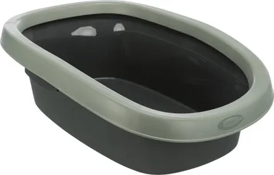 Produktbild von Trixie Be Eco Katzentoilette Carlo anthrazit/grau-grün, Maße: 31 x 14 x 43 cm