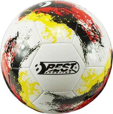 Produktbild von Best Sporting Fussball Kinder Nation in schwarz-rot-gelb I Fussball Grösse 5