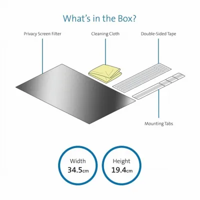 Produktbild von Kensington Blickschutzfilter für 15.6“ Laptops (16:9)