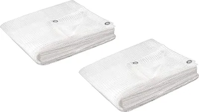 Obrázek produktu pro Omgoods - 6083X - Sada 2 kusů průhledných plachet, rozměry 3x3 metry