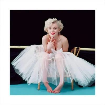 Produktbild von Kunstdruck Marilyn Monroe Ballerina Colour 40x40cm