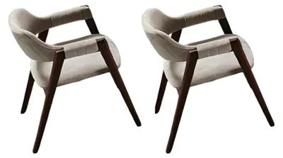 Obrázek produktu pro Sada 2 pohodlných židlí s elegantním designem