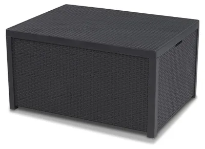Image de Table de jardin avec rangement en graphite