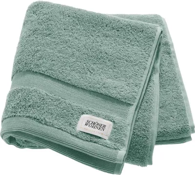 Image de Collection SCHÖNER WOHNEN Serviette CUDDLY Vert tilleul 50 x 100 cm