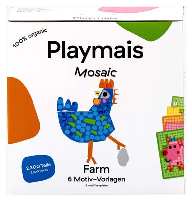 Immagine prodotto di PlayMais Craft Creatività Craft Set Mosaico 2300 Fattoria Fattoria da 3 anni 160966