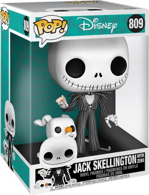 Produktbild von Disney - Jack Skellington with Zero 809 - Funko Pop! - Vinyl Figur