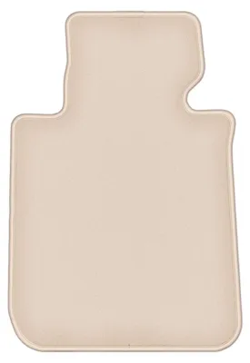 Produktbild von Fahrermatte Velours für BMW 1 E87 2004-2011 (Schrägheck) – 1-tlg, Beige, passgenau – Wielganizator FORTUNA
