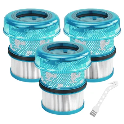 Produktbild von HEPA-Filter für Dyson V16 Piston Animal, Filterersatz für Dyson V16 Piston Animal Submarine DS60 Nass- und Trockensauger, 3 Filter, 1 Reinigungsbürste