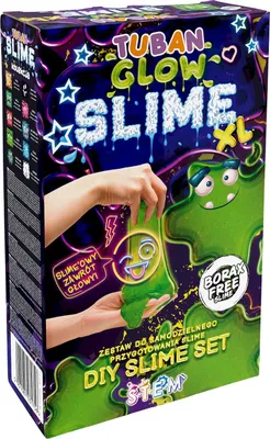 Produktbild von Tuban Schleim DIY Kit XL - Glow in the dark - Kreatives Spielzeug