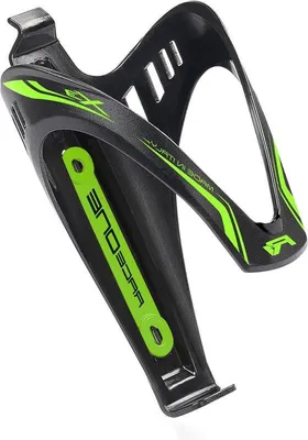 Produktbild von Famanu Flaschenhalter Schwarz/Grün Matt - Fahrradaccessoire