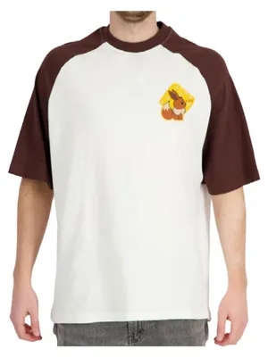 Immagine prodotto di Pokémon - Maglietta Raglan a maniche corte di Eevee