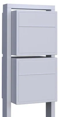 Produktbild von Briefkastenanlage Soprano for Two in Weiß