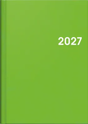 Produktbild von 2027 BRUNNEN Buchkalender A5 gn 2S/1W