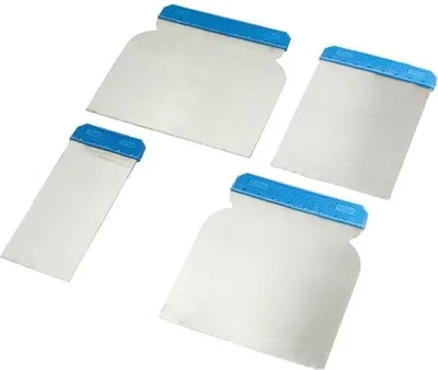 Produktbild von Japanspachtel Set Metall 50-80-100-120mm Spachtelsatz 4-tlg. Flächenspachtel