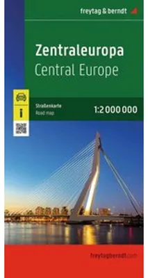 Produktbild von Zentraleuropa, Straßenkarte 1:2.000.000, freytag & berndt