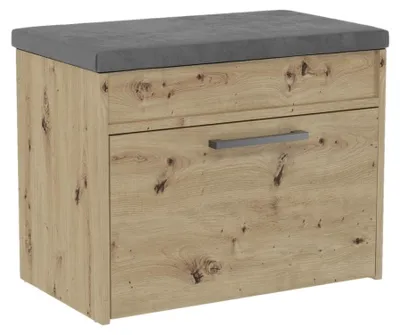Produktbild von Topeshop PARMA MINI ARTISAN, Geschlossen, Eiche, Partikelbord, 1 Regale, Holzvenier, 600 mm