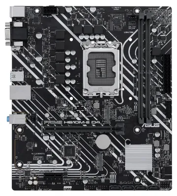 Obrázek produktu pro ASUS PRIME H610M-E D4-CSM - Základní deska - micro ATX - patice LGA1700 - čipová sada H610 - USB 3.2 Gen 1, USB 3.2 Gen 2 - Gigabit LAN - integrovaná grafika (vyžaduje CPU)