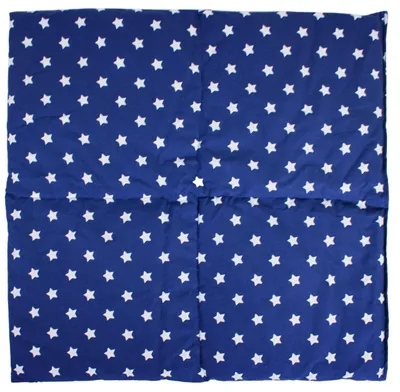 Produktbild von Körnerkissen 40x40cm 4-Kammer groß Sterne-blau - Wärmekissen