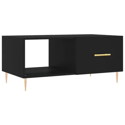 Obrázok produktu pre vidaXL Konferenčný stolík čierny 90x50x40 cm Drevo Materiál