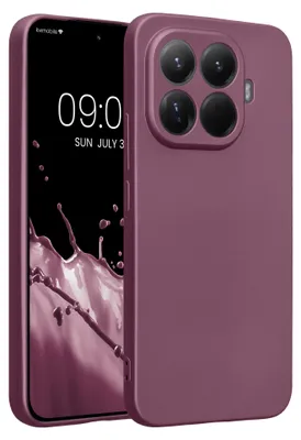 Produktbild von kwmobile Handyhülle für Xiaomi 15T Pro Hülle - weiche Silikon Case metallisch schimmernd - Schutzhülle Cover - Metallic Lavendel
