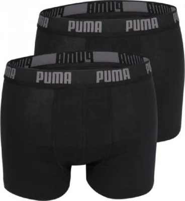 Produktbild von Puma Basic Boxer 2P Black / Black Black / Black Xxl